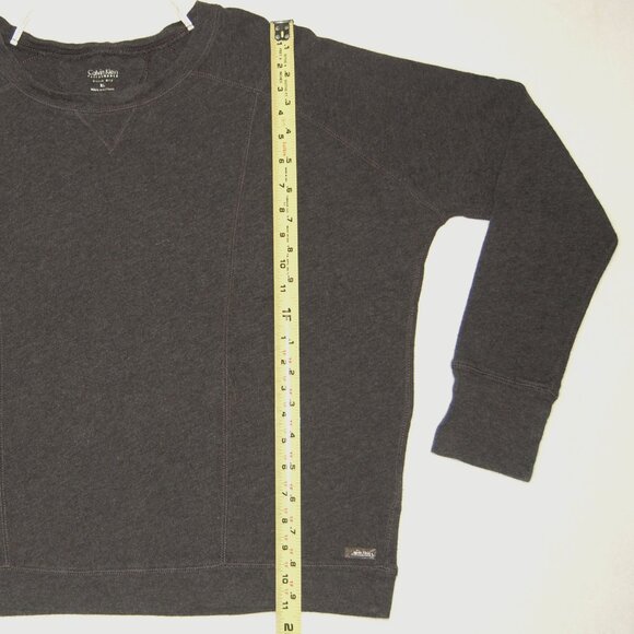 Calvin Klein Performance Top, Women XL (Bust: 52"), 100% Cotton, Dark Gray - Picture 6 of 7